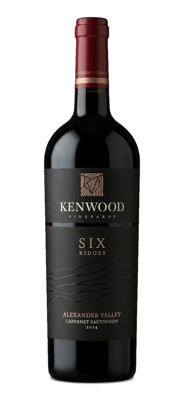 Kenwood Vineyards Six Ridges Alexander Valley Cabernet Sauvignon 2014 酒瓶