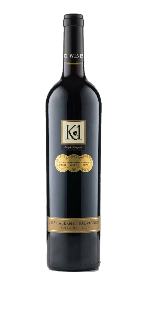 K1 Wines by Geoff Hardy Single Vineyard Cabernet Sauvignon 2018 酒瓶